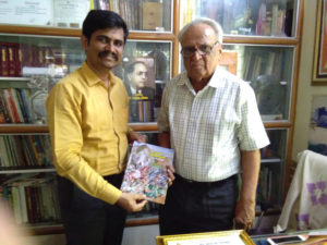 Ghanshyam Patil with Doctor Sadashiv Shivade