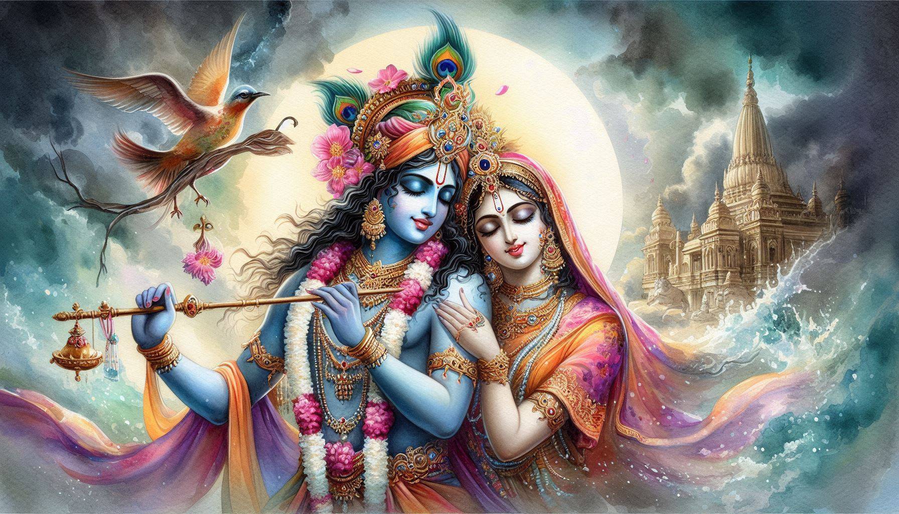 gokulwata laxmikant tamboli radha krishna image painting